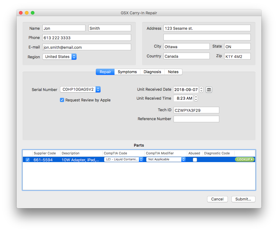 lightspeed onsite default username and password